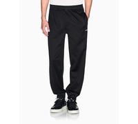 Armani Exchange Men's Cuffed Leg Side Stripes Detail, Sweatpants, Black, XL