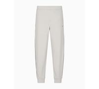 Armani Exchange Men's Cuffed Leg Side Stripes Detail, Sweatpants, Grey, XL