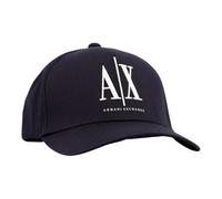Armani Exchange Unisex Baumwollcap Schwarz - Größe: UNICA