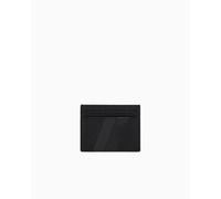 Armani Exchange Men's Dylan Two Stripes Cards Travel Accessory- Envelope Card Holder,Black,One Size