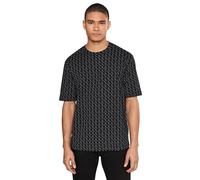Armani Exchange Men's Essential, All Over Logo,Regular Fit,Black,XS