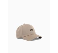 Armani Exchange Men's Essential Classic Embroidered Logo,Baseball Cap,Beige,One Size