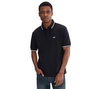 Armani Exchange Men's Essential, Double Striped Sleeve and Collar Side Monogram Logo Polo Shirt, Blue, XXL