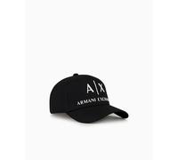 AX ARMANI EXCHANGE Unisex Baseball Cap - Kappe, Logo, One Size Schwarz/Weiß