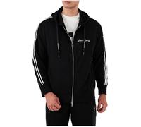 Armani Exchange Men's, Essential, Logo Signature, Full Zip,Sweatshirt, Black,M