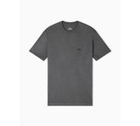 Armani Exchange Men's Essential, Short Sleeve Side Monogram Logo T-Shirt, Grey, XXL