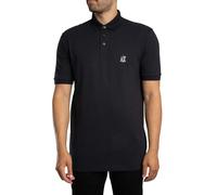 AX ARMANI EXCHANGE Herren Poloshirt - Kragen, Knopfleiste, Baumwoll-Pique, uni Marine S