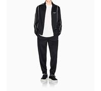 Armani Exchange Men's Long Sleeve Side Logo Zip Closure, Sweatshirt, Black, S