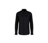 Armani Exchange Men's Long Sleeve Ultra Stretch Lyocell Button Down Shirt. Slim Fit. Black,XXL