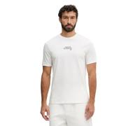 Armani Exchange Men's One Block up, Emboridered Logo Lettering T-Shirt,White,XL