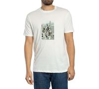 Ax Armani Exchange Kurzärmeliges T-shirt Für Männer Mann Regular Weiß S