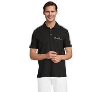 Armani Exchange Men's Regular Fit Stretch Cotton Signature Logo Polo Black,XS