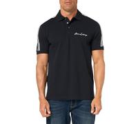AX ARMANI EXCHANGE Herren Poloshirt - T-Shirt, Logo, einfarbig, Baumwolle Marine S