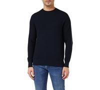 Armani Exchange Men's Round Neck, Cuffed Sleeves Pullover Sweater, Deep Navy, XX-Large