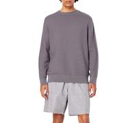 Armani Exchange Men's Round Neck, Cuffed Sleeves Pullover Sweater, Quiet Shade, Small
