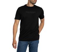AX ARMANI EXCHANGE Herren T-Shirt - Rundhals, Kurzarm, Logo, Baumwolle Schwarz L