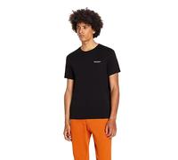 Armani Exchange T-Shirt 8NZT91_Z8H4Z Kurzarm V-Ausschnitt Micro Milano/NY-Logo Schwarz L Mann