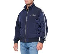 Armani Exchange Men's Signature Logo Bomber Jacket Outerwear, Navy, Small
