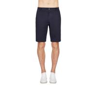 Armani Exchange Men's Solid Stretch Twill Casual Shorts, Deep Navy, 47