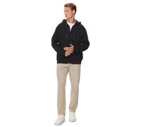 Sweatjacke mit Zweiwege-Reißverschluss S men Black