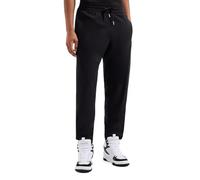 Armani Exchange Men's The Grid, Sustainable, Logo Tape Sweatpants Black,S