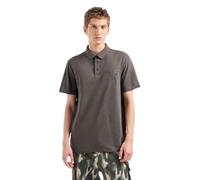 Armani Exchange Men's The Urban Expedition, Sustainable, Eagle Artwork Polo Shirt Black Olive,M