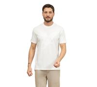 Armani Exchange Men's The Urban Expedition, Sustainable, Eagle Artwork T-Shirt Off White,S