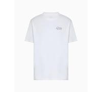 Armani Exchange Men's Utility Edge, sustainbale, Embroidered Logo,Regular Fit,White,XL