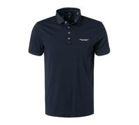 ARMANI EXCHANGE Polo-Shirt Herren Regular Fit Kurzarm Baumwoll-Jersey blau, XL