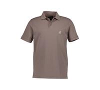 ARMANI EXCHANGE Poloshirt mit Label-Stitching in Taupe, Größe S