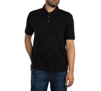 Armani Exchange Regular Fit Poloshirt aus reiner Baumwolle in Black, Größe L