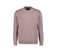 ARMANI EXCHANGE Pullover Herren Comfort Fit Rundhals Baumwolle beige, XL