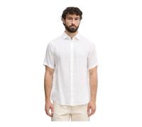 Armani Exchange - Regular Fit Leinenhemd - - Shirts - Herren - Weiß - 2XL