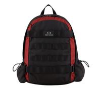 Armani Exchange - Rucksack, Logo (Schwarz/Rot) Einheitsgröße