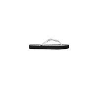 Armani Exchange Schwarz-Weiße Gummi-Flip-Flop-Sandalen EU 36
