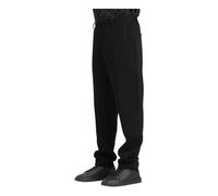 Armani Exchange - Schwarze technische Stoff Slim Fit Hose - - Trousers - Herren - Schwarzk - S