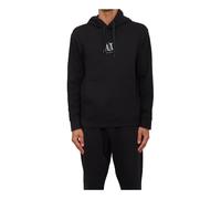 Armani Exchange Sweatshirt Herren Heritage AX Kapuze Logo Baumwoll-Mix Schwarz M