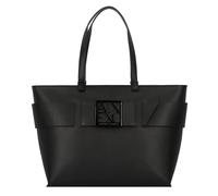 Armani Exchange Women's Essential, Susy, square logo Shopping M, Black, One size
