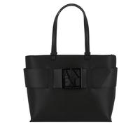 Armani Exchange Women's Essential, Susy, square logo Shopping S, Black, One size
