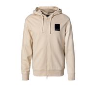ARMANI EXCHANGE Sweatjacke Herren Slim Fit Baumwolle beige, S