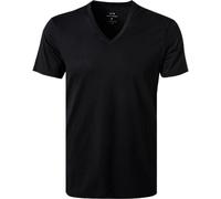 ARMANI EXCHANGE T-Shirt Herren Slim Fit Kurzarm V-Ausschnitt Baumwolle schwarz, S