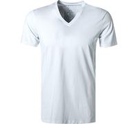 ARMANI EXCHANGE T-Shirt Herren Slim Fit Kurzarm V-Ausschnitt Baumwolle weiß, S