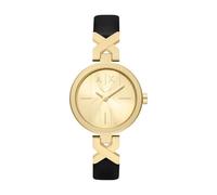 Armani Exchange Uhr für Damen, Quarz Zwei Zeiger Werk und 32 mm Gehäusegröße mit Edelstahlarmband