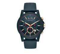 Armani Exchange Uhren - Chronograph Silicone Watch - Gr. unisize - in Blau - für Damen