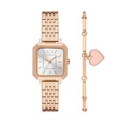 Armani Exchange Watch for Women, Quarz Dreizeigeruhrwerk und 27 mm Gehäusegröße mit Edelstahlarmband
