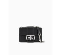 Armani Exchange Jodie S Schultertasche schwarz, Lederimitat, Damen