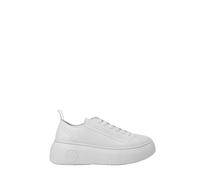 Armani Exchange Urban Style Damen Sneaker 100% Leder Weiß - Größe: 39