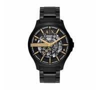 Armani Exchange Watch for Men, Automatic Movement and 46mm Case Size with Stainless Steel, Leather or Silicone Strap