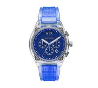 Armani Exchange Watch for Men, Chronograph Movement and 46mm Case Size with Stainless Steel, Leather or Silicone Strap