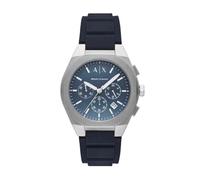 Armani Exchange Watch for Men, Chronograph Movement and 46mm Case Size with Stainless Steel, Leather or Silicone Strap